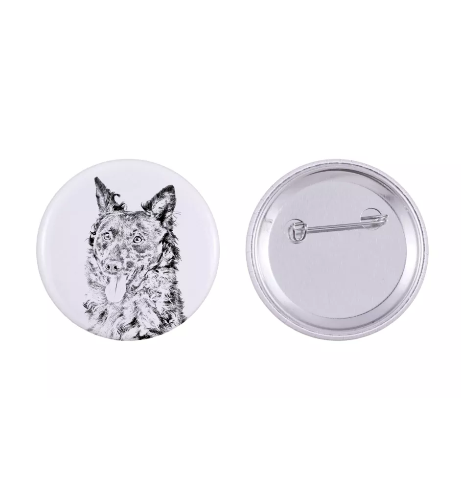 Mudi - badge avec votre chien, ajoutez votre propre photo, marque Art-Dog