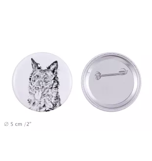 Mudi przypinka z psem duża Art-Dog