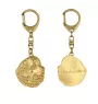 Newfoundland, Newfs, Newfies - Gilded key ring with dog in gift box, handbag decoration, luxury accessory by Art-Dog brand