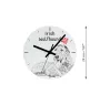 Mudi - Wanduhr mit Hund, Regal Uhr mit Druck, personalisierte Hausdekoration von Art-Dog.