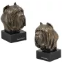 Mâtin napolitain, Mâtin de Naples, Napolitain - Statue de chien, buste sur socle en pierre, sculpture, trophée pour exposition canine par la marque Art-Dog
