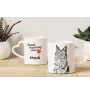 Mudi - Tasse mit Hund, entzückende Tasse mit herzförmigem Henkel, universelles Geschenk der Marke Art-Dog