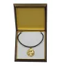 Chien de Terre-neuve, retriever de Terre-Neuve - Collier de chien dans une boîte cadeau, pendentif plaqué or pour les fans de chiens, bijoux remarquables par Art-Dog