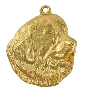 Nowofundland naszyjnik pozłocony w pudełku Art-Dog