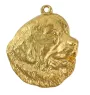 Chien de Terre-neuve, retriever de Terre-Neuve - Collier de chien dans une boîte cadeau, pendentif plaqué or pour les fans de chiens, bijoux remarquables par Art-Dog