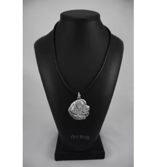 Newfoundland, Newfs, Newfies - Dog necklace in gift box, silver-plated locket for dog fan, striking pendant by Art-Dog brand