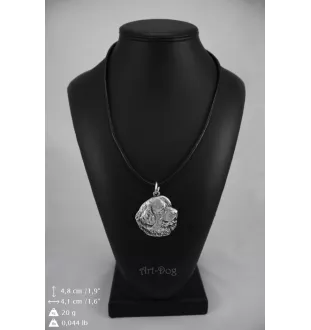 Newfoundland, Newfs, Newfies - Dog necklace in gift box, silver-plated locket for dog fan, striking pendant by Art-Dog brand