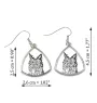 Mudi - dog earrings, hanging earrings with a picture, personalized jewelry with Art-Dog brand print