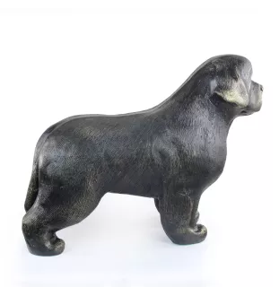 Chien de Terre-neuve, retriever de Terre-Neuve - Statue de chien à l'échelle 1:1, statue pour le jardin par Art-Dog