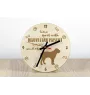 Mâtin napolitain, Mâtin de Naples, Napolitain - horloge avec chien, horloge en bois avec gravure, horloge personnalisée par Art-Dog