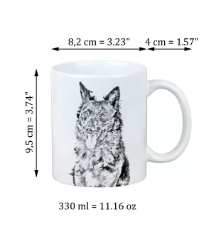 Mudi - tasse avec chien, une tasse adorable avec une illustration, un cadeau avec votre photo de la marque Art-Dog