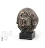 Newfoundland, Newfs, Newfies - Dog statue, bust on stone base, sculpture, trophy for dog show by Art-Dog brand