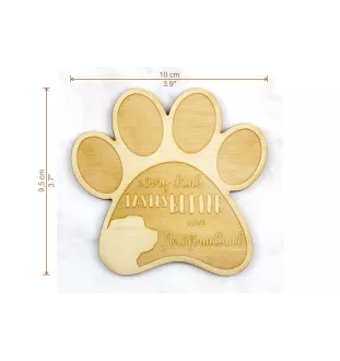 Nowofundland podkładka pod kubek ze sklejki Art-Dog