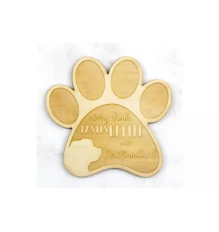 Nowofundland podkładka pod kubek ze sklejki Art-Dog