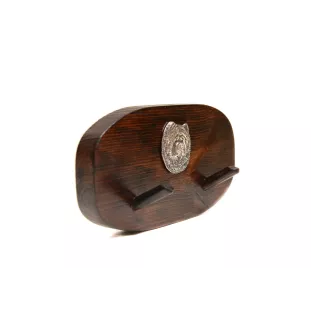 Nowofundland wieszak drewniany podwójny Art-Dog