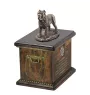 Neapolitan Mastiff, Mastino Napoletano - urn for dog ashes, urn with a statuette, personalized urn for dog ashes by Art-Dog brand