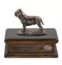 Neapolitan Mastiff, Mastino Napoletano - urn for dog ashes, personalized urn with a statue, wooden urn with a dog by Art-Dog brand