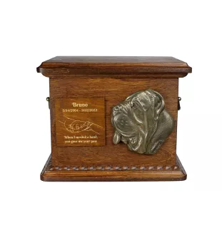 Mâtin napolitain, Mâtin de Naples, Napolitain - urne pour les cendres de chien, urne personnalisée avec une gravure et un bas-relief, boîte commémorative pour les cendres de chien de la marque Art-Dog