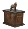 Chien de Terre-neuve, retriever de Terre-Neuve - une urne pour les cendres d'un chien, une urne avec une statuette, une urne élégante de style classique de la marque Art-Dog