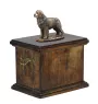 Newfoundland, Newfs, Newfies - urn for the ashes of a dog, urn with a statuette, elegant urn in the classic style of the Art-Dog brand
