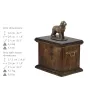 Chien de Terre-neuve, retriever de Terre-Neuve - une urne pour les cendres d'un chien, une urne avec une statuette, une urne élégante de style classique de la marque Art-Dog