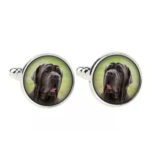 Neapolitan Mastiff, Mastino Napoletano - cufflinks, a shirt accessory, a shirt pendant from the Art-Dog brand
