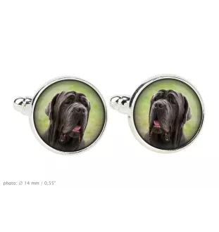 Neapolitan Mastiff, Mastino Napoletano - cufflinks, a shirt accessory, a shirt pendant from the Art-Dog brand