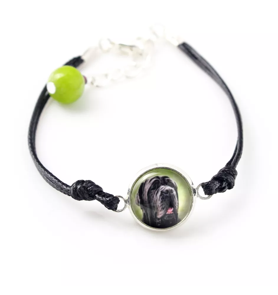 Neapolitan Mastiff, Mastino Napoletano - bracelet with your photo handmade, unique jewelry from the Art-Dog brand