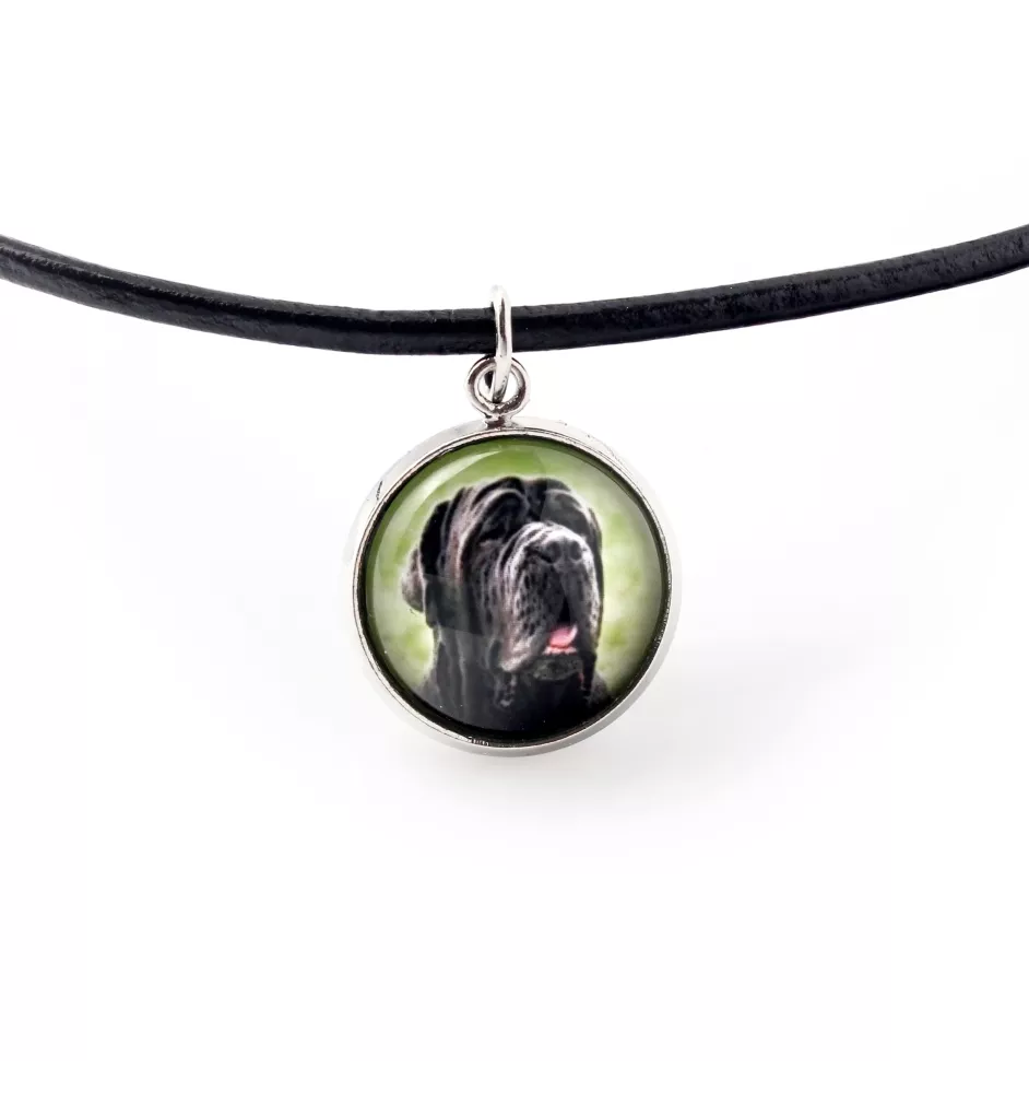 Neapolitan Mastiff, Mastino Napoletano - necklace pendant with your photo, handmade, handcrafted jewelry by Art-Dog brand