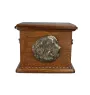 Newfoundland, Newfs, Newfies - urn for dog ashes, personalized urn with engraving and bas-relief, commemorative box for dog ashes by Art-Dog brand