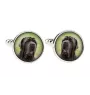 Neapolitan Mastiff, Mastino Napoletano - cufflinks in a box, handmade jewelry, product of the Art-Dog brand