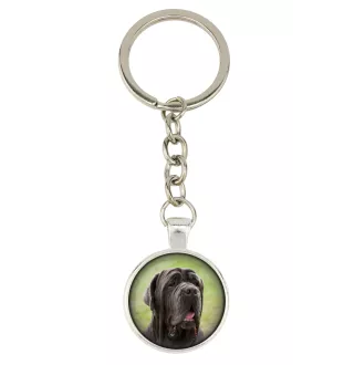 Mâtin napolitain, Mâtin de Naples, Napolitain - porte-clés dans une boîte, photo personnelle, porte-clés de la marque Art-Dog