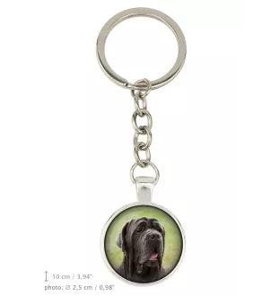 Mastino Napoletano, Neapolitanischer Mastiff - Schlüsselanhänger in einer Box, eigenes Foto, Schlüsselanhänger der Marke Art-Dog