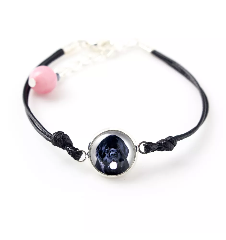 Newfoundland, Newfs, Newfies - bracelet with your photo handmade, unique jewelry from the Art-Dog brand