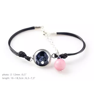 Newfoundland, Newfs, Newfies - bracelet with your photo handmade, unique jewelry from the Art-Dog brand