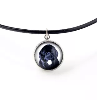 Chien de Terre-neuve, retriever de Terre-Neuve - collier pendentif avec votre photo, fait main, bijoux de la marque Art-Dog