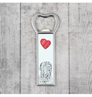 Neapolitan Mastiff, Mastino Napoletano - bottle opener with a dog, personalized fridge opener, unique gift for a man by Art-Dog brand