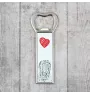 Neapolitan Mastiff, Mastino Napoletano - bottle opener with a dog, personalized fridge opener, unique gift for a man by Art-Dog brand