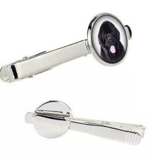 Neufundländer, Newfoundland - Krawattennadel in der Box, stilvolle Krawatte, personalisierter Schmuck der Marke Art-Dog