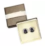 Newfoundland, Newfs, Newfies - cufflinks in a box, handmade jewelry, product of the Art-Dog brand