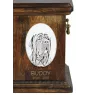 Mâtin napolitain, Mâtin de Naples, Napolitain - une plaque commémorative avec une photo de chien, une plaque funéraire avec une impression, une plaque ovale personnalisée de la marque Art-Dog