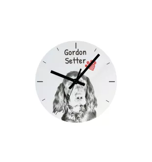 Neapolitan Mastiff, Mastino Napoletano - wall clock with a dog, shelf clock with a print, personalized home decoration from the Art-Dog brand