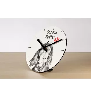 Neapolitan Mastiff, Mastino Napoletano - wall clock with a dog, shelf clock with a print, personalized home decoration from the Art-Dog brand