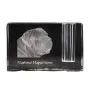 Neapolitan Mastiff, Mastino Napoletano - Pen stand, crystal organiser with dog photo, unique desk decoration by Art-Dog brand