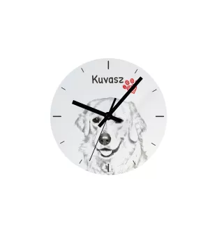 Newfoundland, Newfs, Newfies - wall clock with a dog, shelf clock with a print, personalized home decoration from the Art-Dog brand