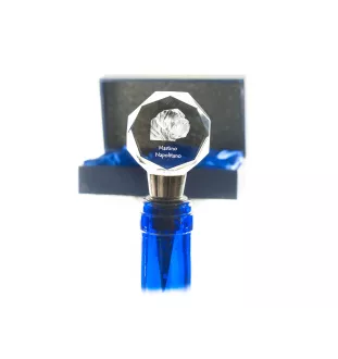 Neapolitan Mastiff, Mastino Napoletano - Bottle stopper, crystal wine stopper with photo, personalised gift for bartender by Art-Dog brand