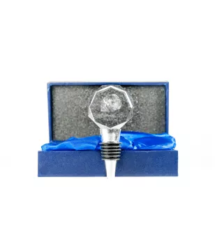 Neapolitan Mastiff, Mastino Napoletano - Bottle stopper, crystal wine stopper with photo, personalised gift for bartender by Art-Dog brand