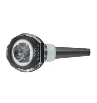 Mastino Napoletano, Neapolitanischer Mastiff - Kristallflaschenverschluss, einzigartiger Weinverschluss mit Foto, personalisiertes Geschenk für Sommelier der Marke Art-Dog