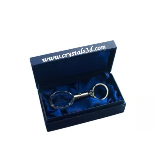 Chien de Terre-neuve, retriever de Terre-Neuve - pendentif avec une photo de chien, porte-clés en cristal dans une boîte cadeau, un cadeau unique par Art-Dog