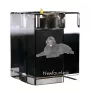 Chien de Terre-neuve, retriever de Terre-Neuve - Bougeoir avec photo de chien, porte bougie en cristal, cadeau personnalisé par la marque Art-Dog